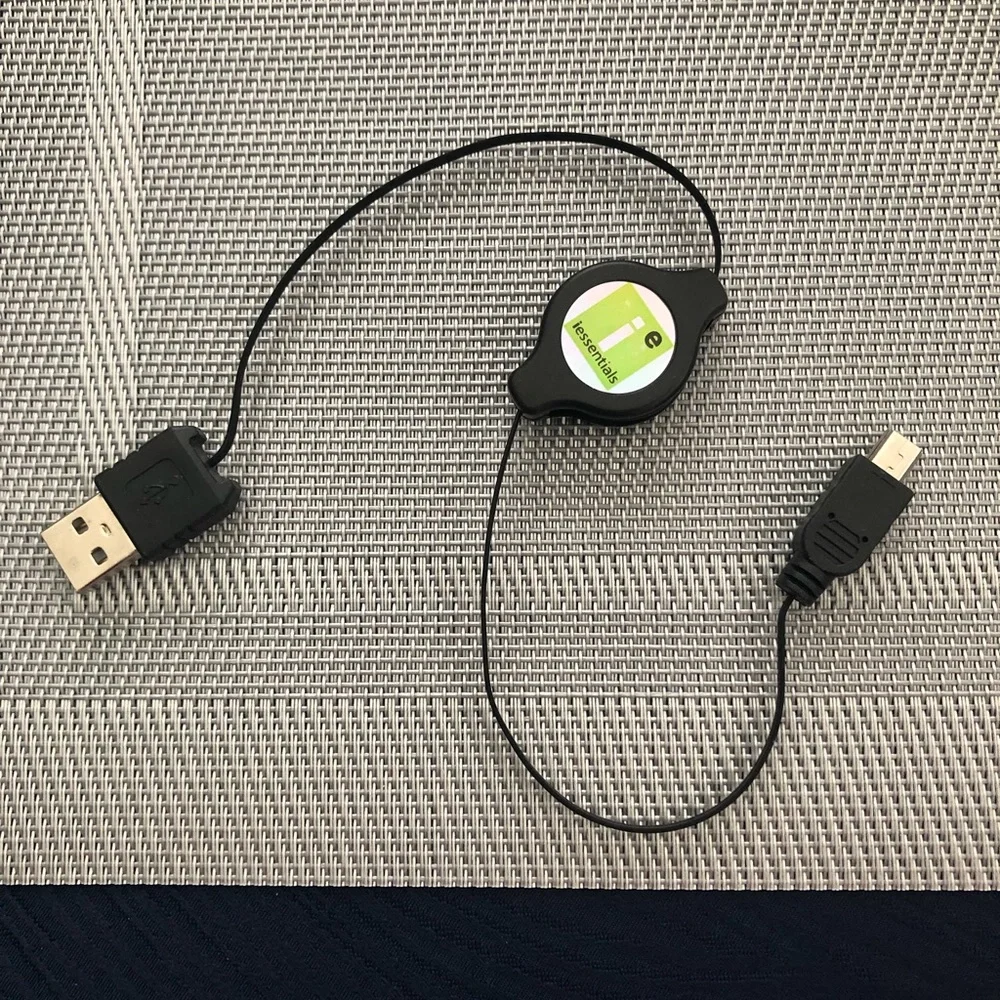 Retractable Mini USB Cable Cord